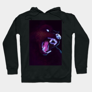 Menacing Crystal Teeth Dog Hoodie